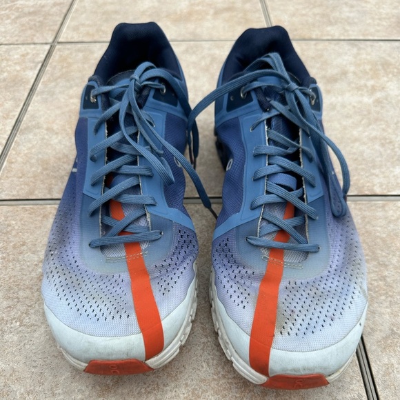 On running cloud cloudswift blue orange ombré mens comfort sneakers shoes main image 7